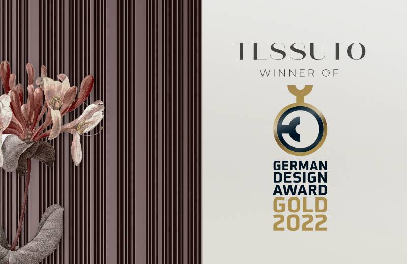 TESSUTO WINS THE GERMAN DESIGN AWARD 2022 GOLD