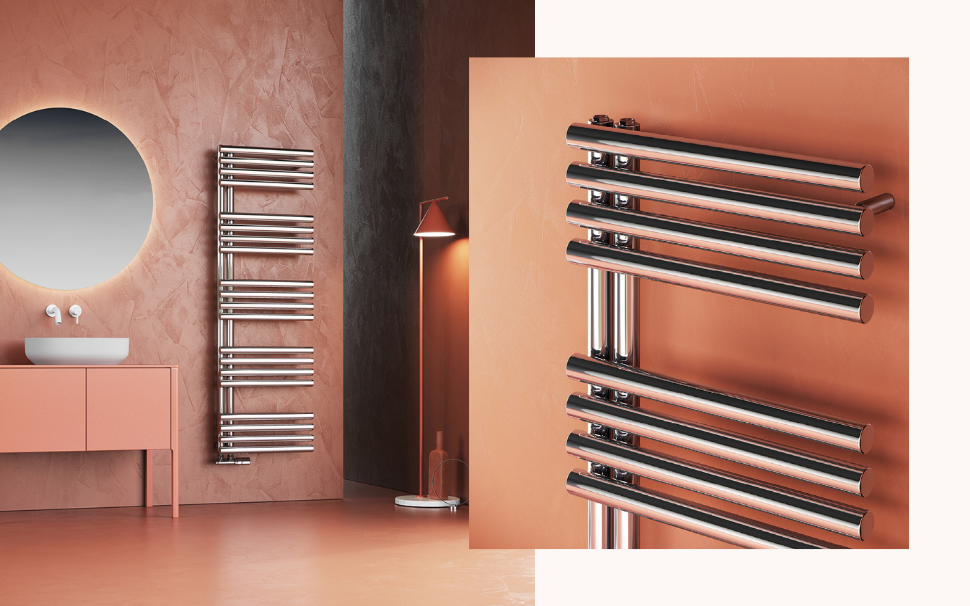 Radiatore d'arredo inox